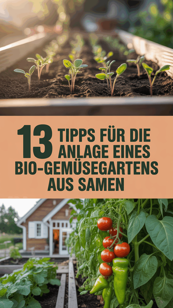 13 Tipps für die Anlage eines Bio-Gemüsegartens aus Samen
