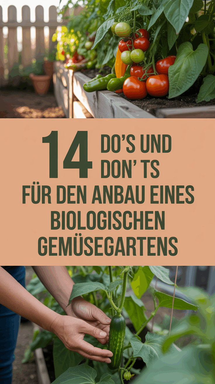 14 Do’s und Don’ts für den Anbau eines biologischen Gemüsegartens
