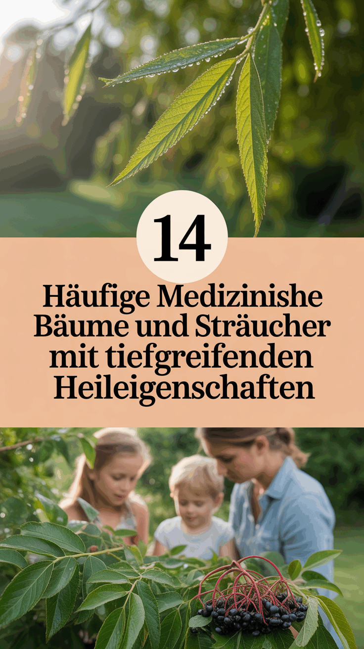 14 Häufige Medizinische Bäume und Sträucher mit Tiefgreifenden Heileigenschaften