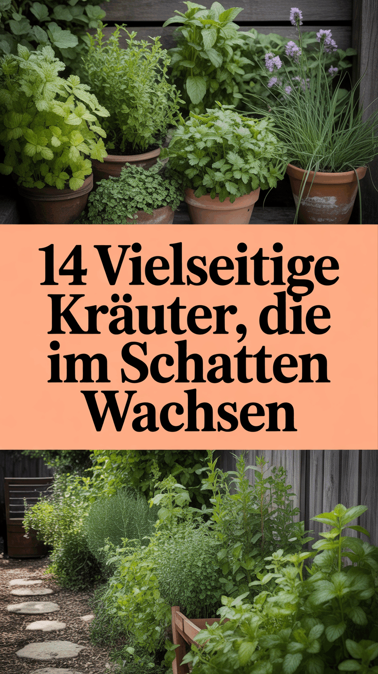 14 Vielseitige Kräuter, die im Schatten wachsen