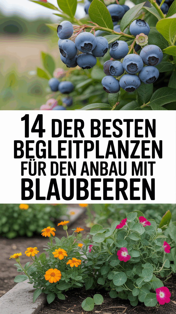14 der besten Begleitpflanzen für den Anbau mit Blaubeeren