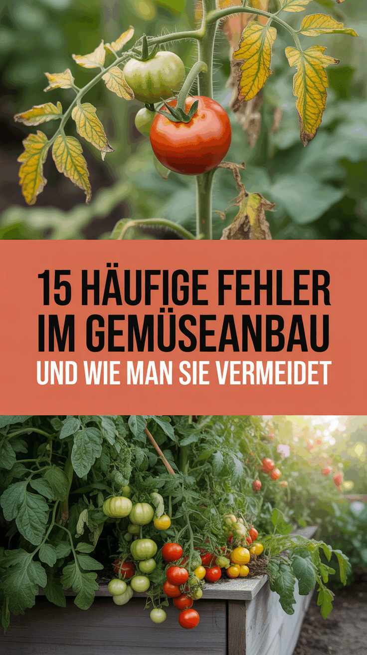 15 Häufige Fehler im Gemüseanbau und wie man sie vermeidet