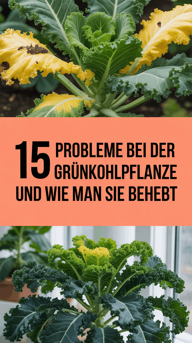 15 Probleme bei der Grünkohlpflanze und wie man sie behebt