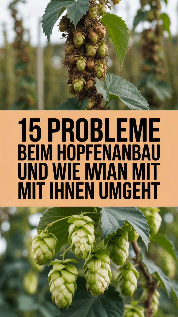 15 Probleme beim Hopfenanbau und wie man mit ihnen umgeht