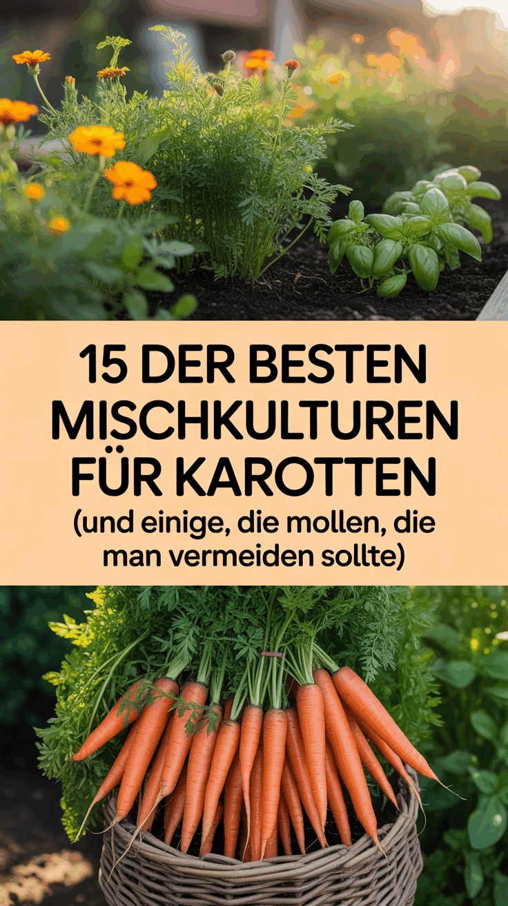 15 der besten Mischkulturen für Karotten (und einige, die man vermeiden sollte)