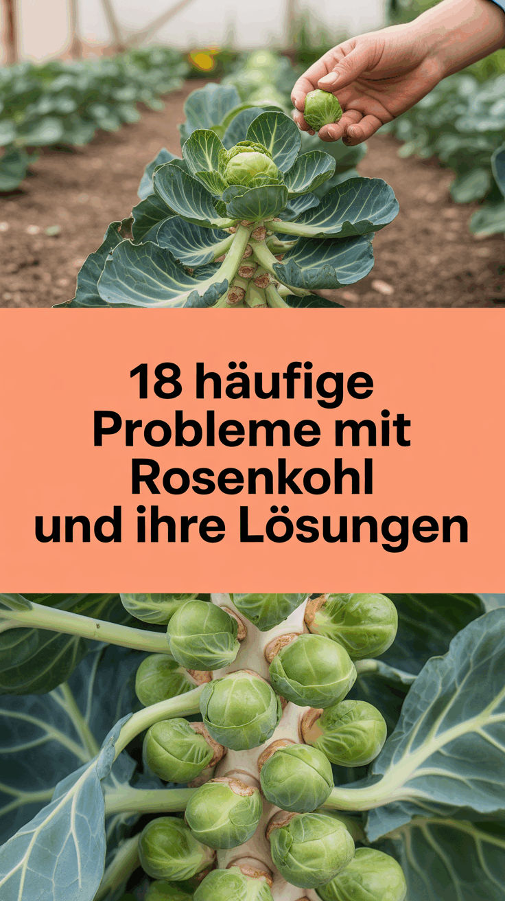 18 Häufige Probleme mit Rosenkohl und ihre Lösungen
