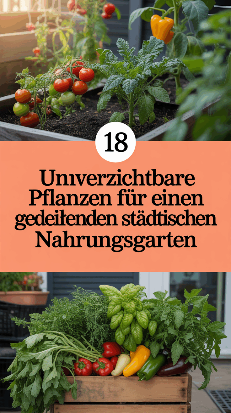 18 unverzichtbare Pflanzen für einen gedeihenden städtischen Nahrungsgarten