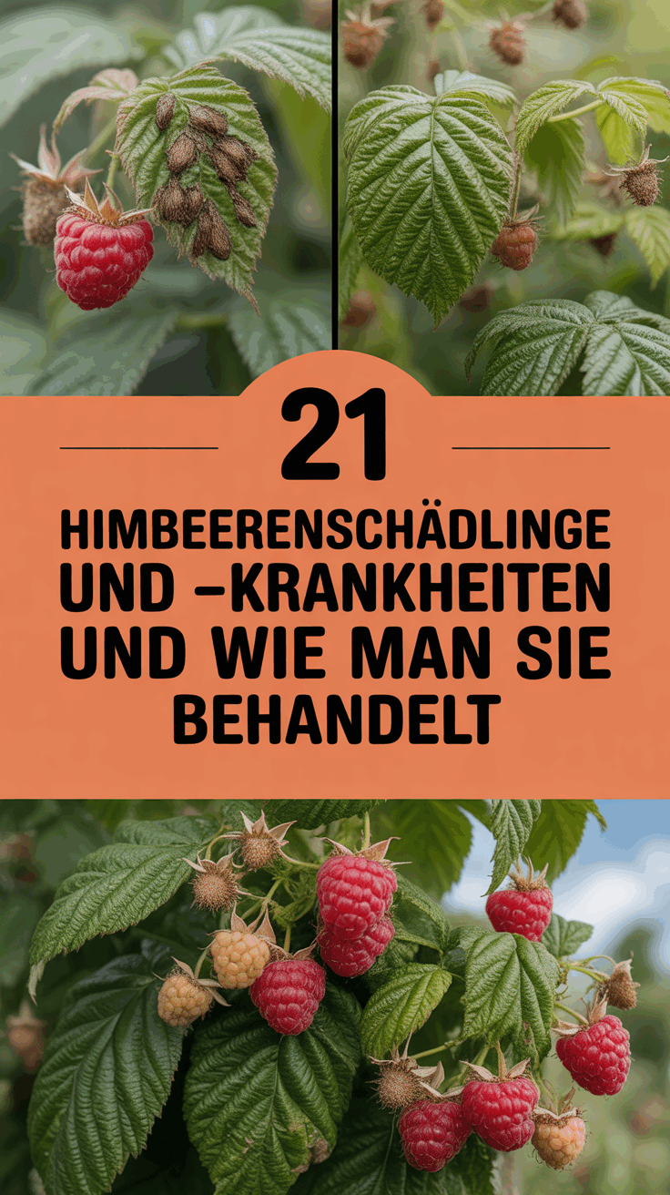 21 Himbeerenschädlinge und -krankheiten und wie man sie behandelt