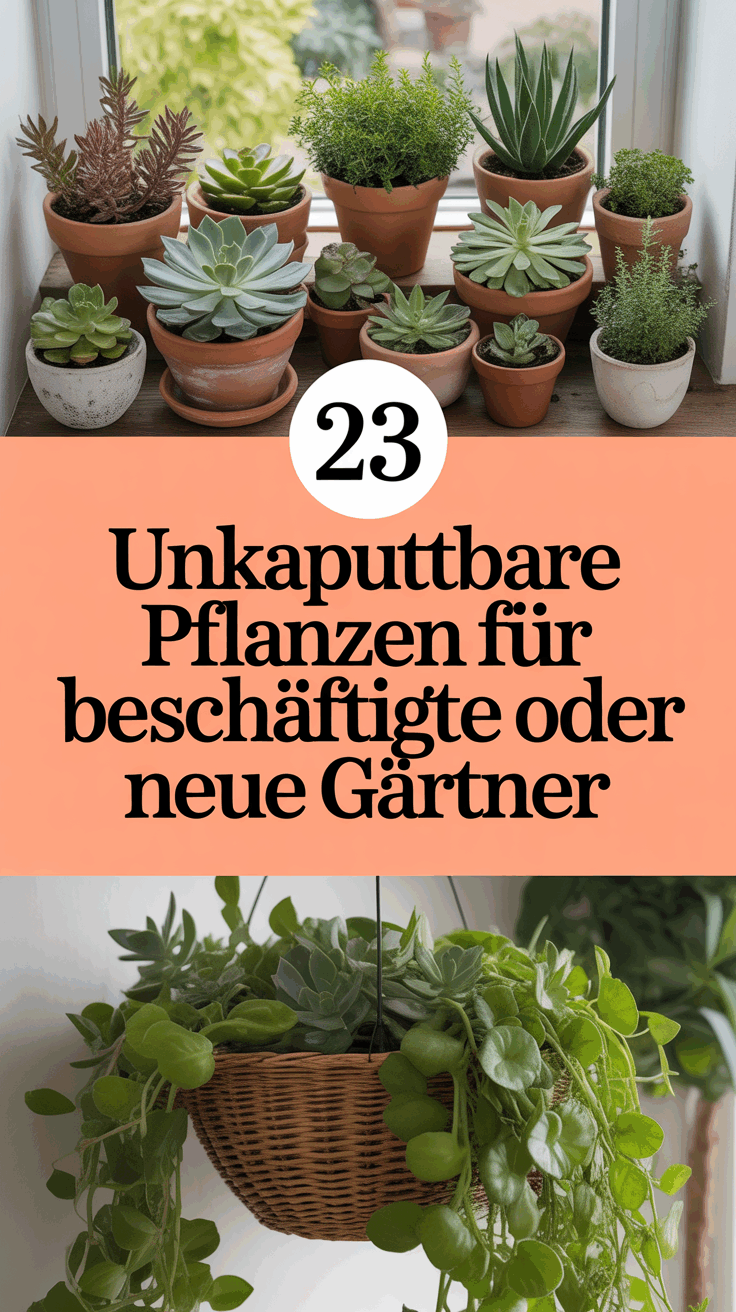23 unkaputtbare Pflanzen für beschäftigte oder neue Gärtner