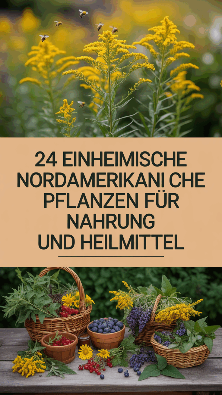 24 einheimische nordamerikanische Pflanzen für Nahrung und Heilmittel