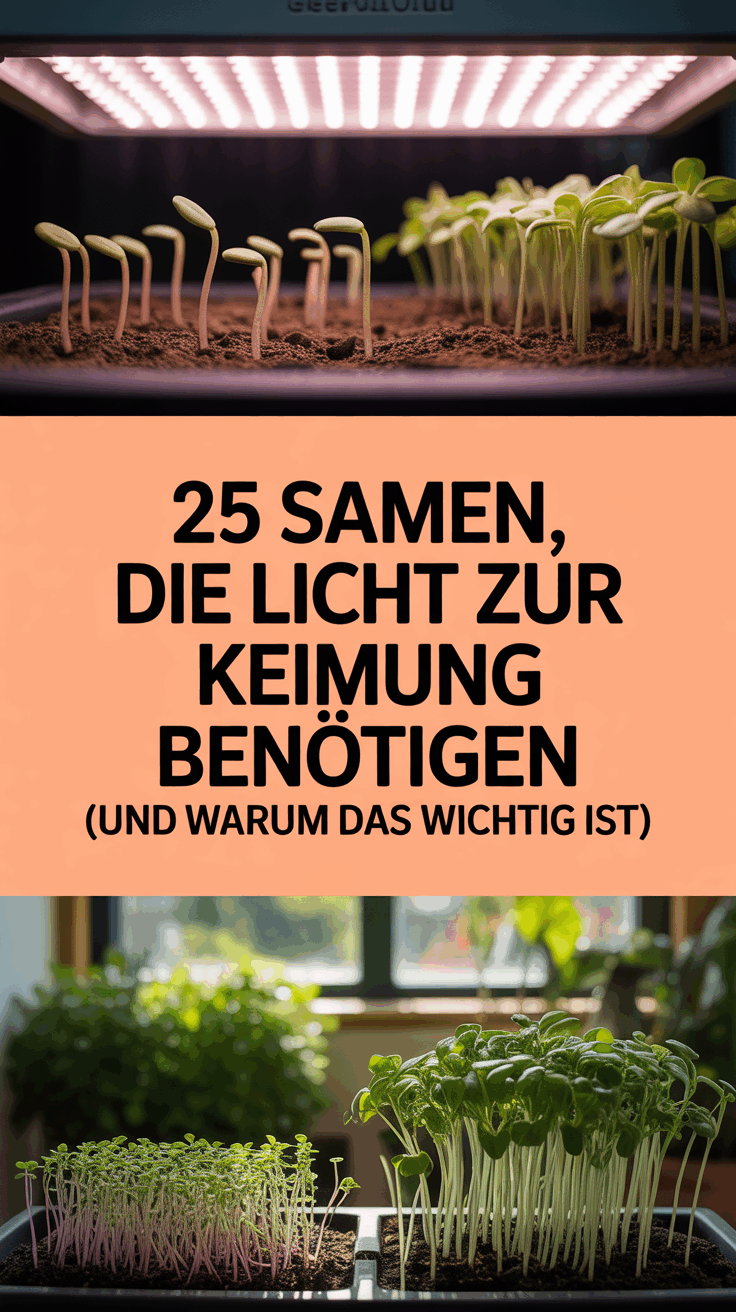 25 Samen, die Licht zur Keimung benötigen (und warum das wichtig ist)