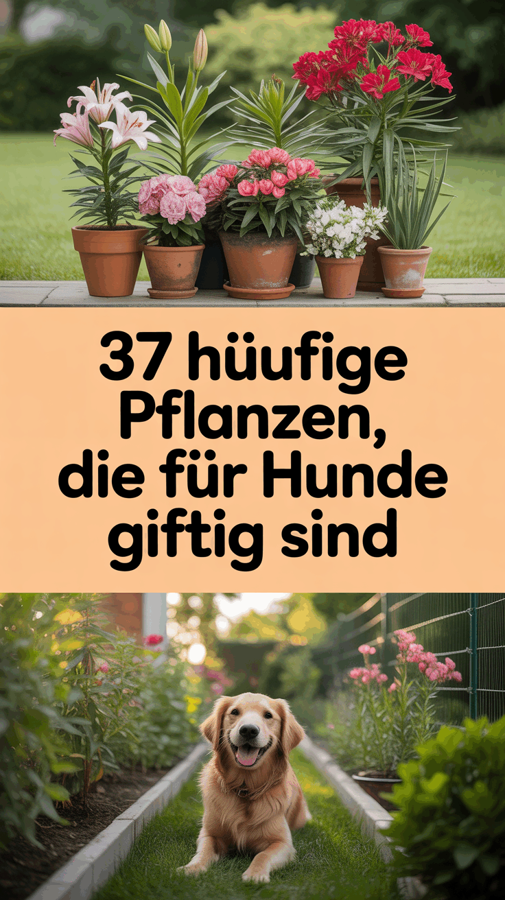37 Häufige Pflanzen, die für Hunde giftig sind