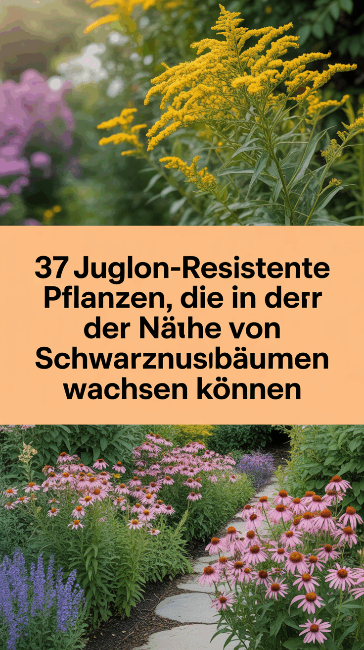 37 Juglon-resistente Pflanzen, die in der Nähe von Schwarznussbäumen wachsen können