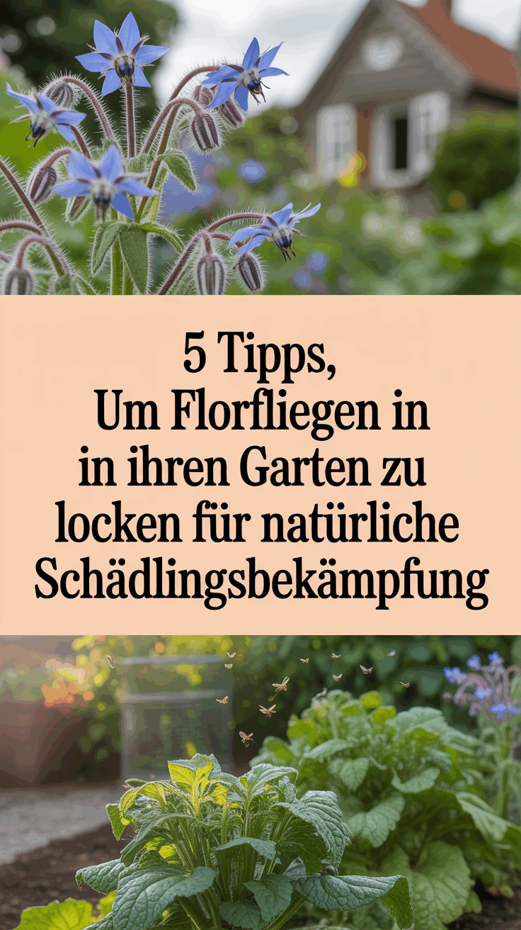 5 Tipps, um Florfliegen in Ihren Garten zu locken für natürliche Schädlingsbekämpfung