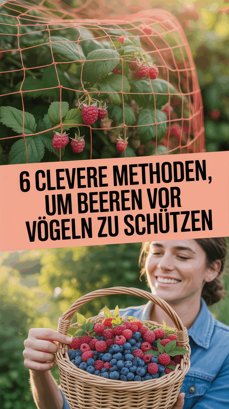 6 Clevere Methoden, um Beeren vor Vögeln zu schützen