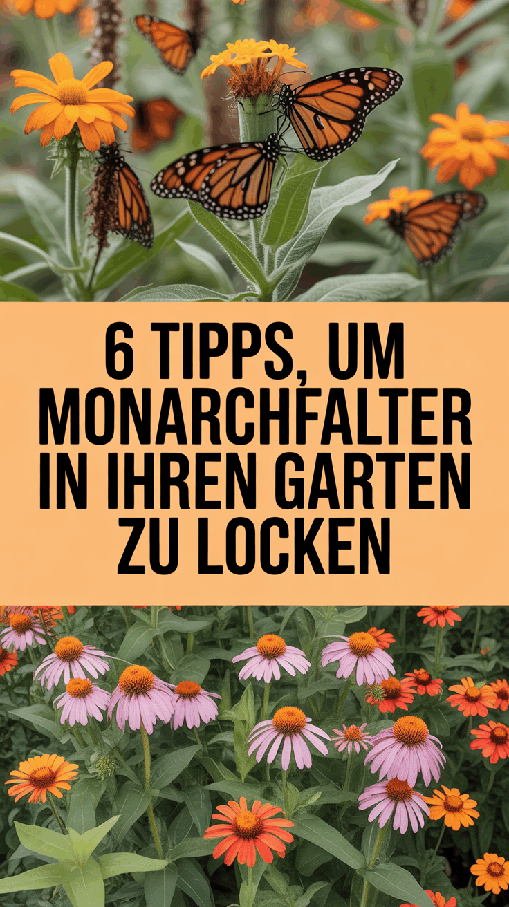 6 Tipps, um Monarchfalter in Ihren Garten zu locken