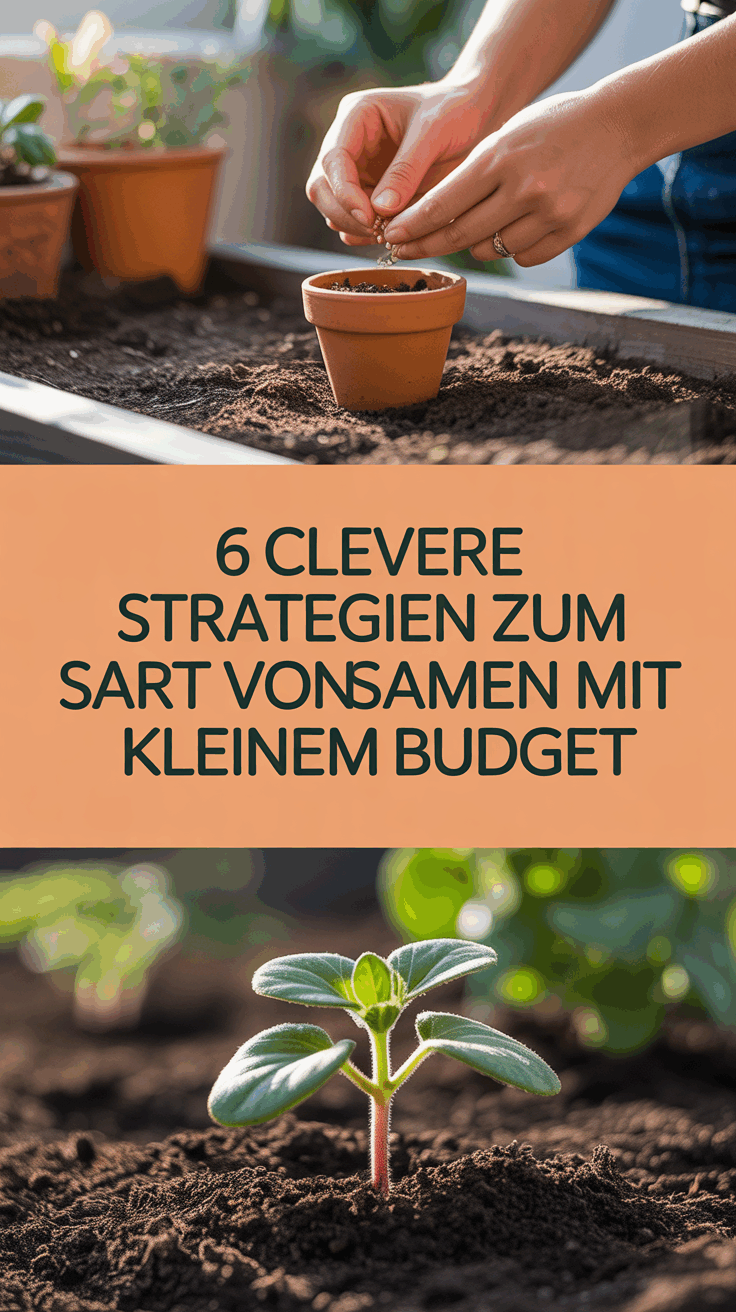 6 clevere Strategien zum Start von Samen mit kleinem Budget