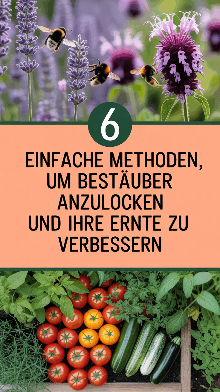 6 einfache Methoden, um Bestäuber anzulocken und Ihre Ernte zu verbessern