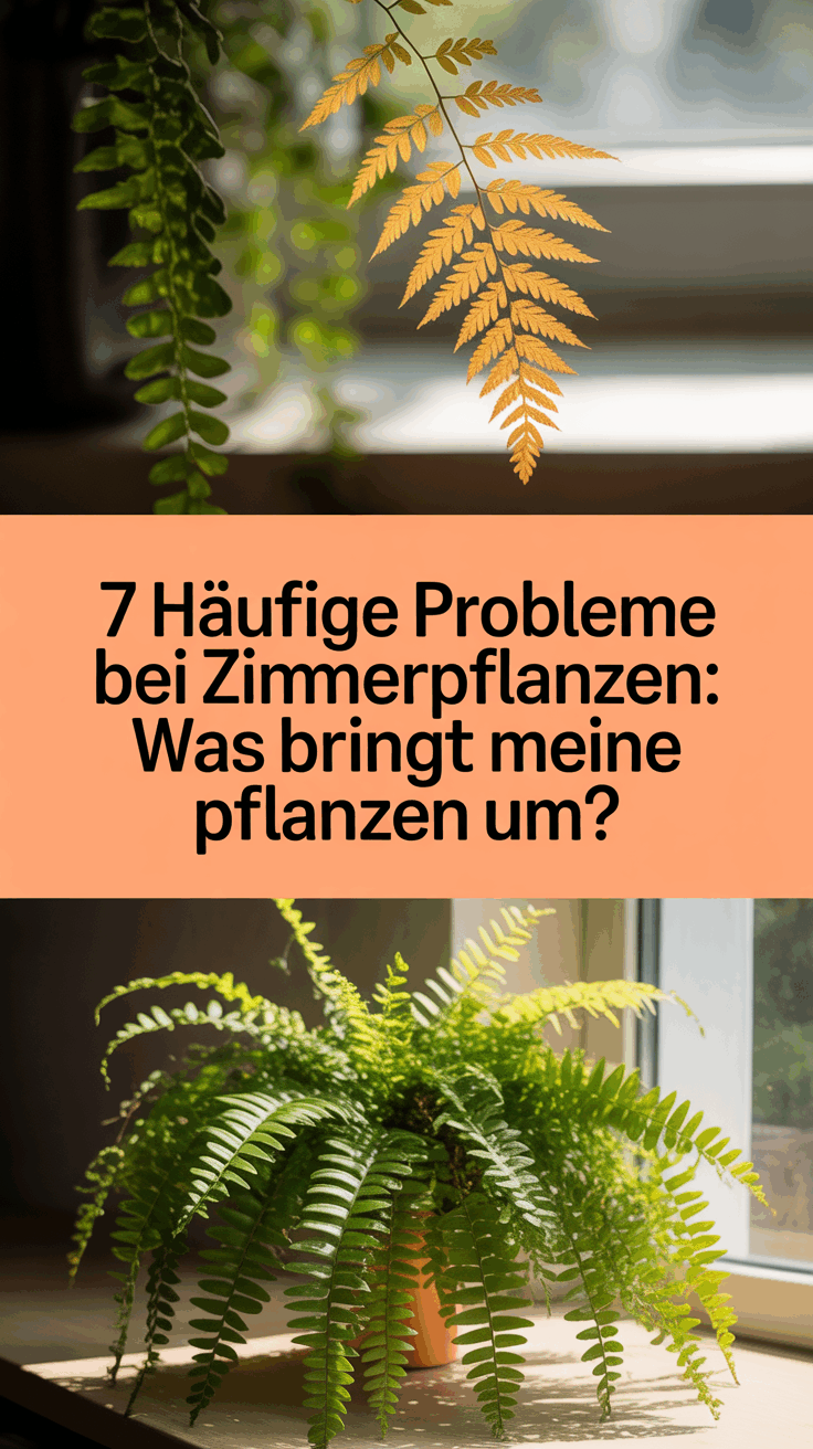 7 Häufige Probleme bei Zimmerpflanzen: Was bringt meine Pflanzen um?