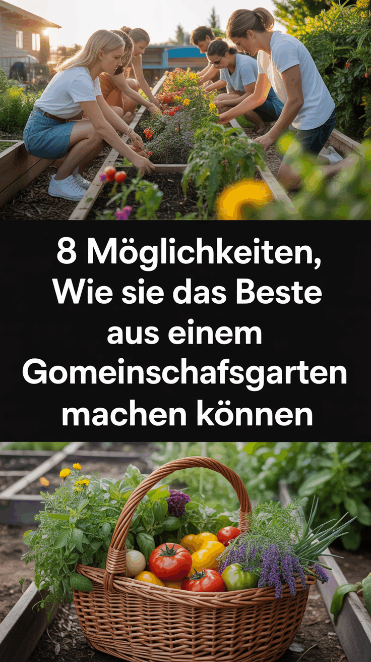 8 Möglichkeiten, wie Sie das Beste aus einem Gemeinschaftsgarten machen können