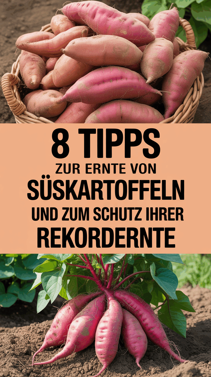 8 Tipps zur Ernte von Süßkartoffeln und zum Schutz Ihrer Rekordernte
