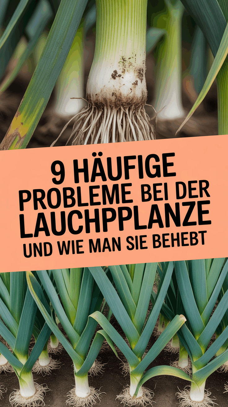 9 Häufige Probleme bei der Lauchpflanze und wie man sie behebt