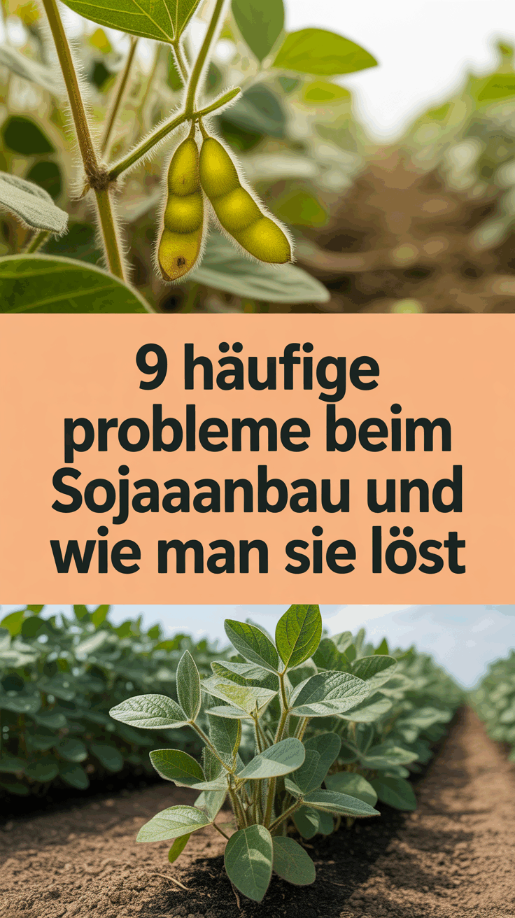9 Häufige Probleme beim Sojaanbau und wie man sie löst