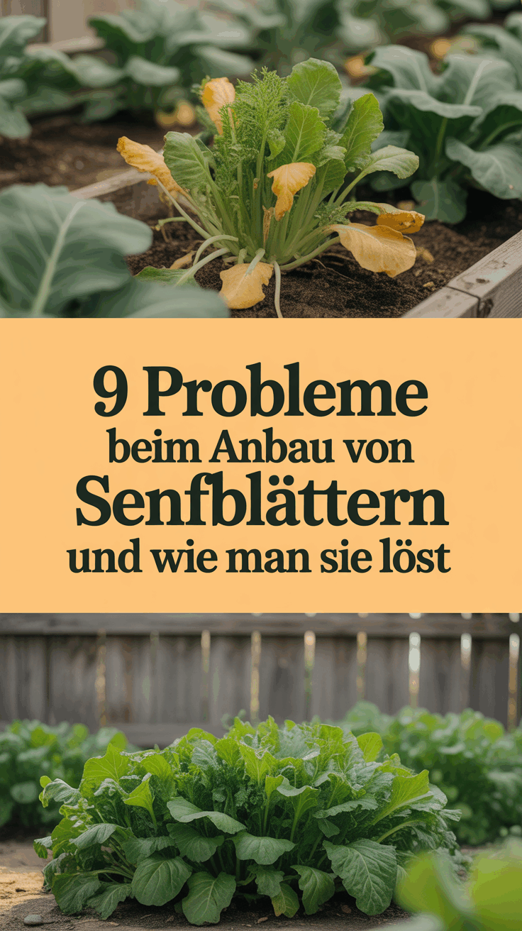 9 Probleme beim Anbau von Senfblättern und wie man sie löst