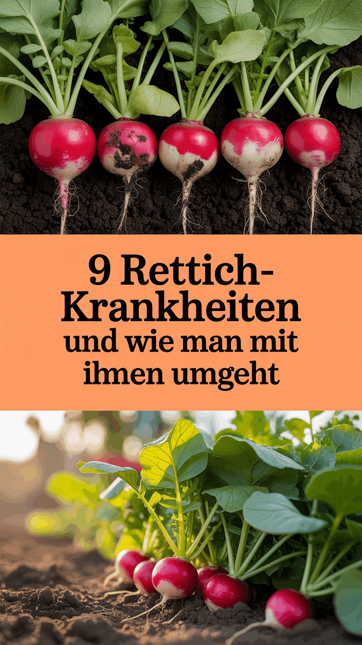 9 Rettichkrankheiten und wie man mit ihnen umgeht