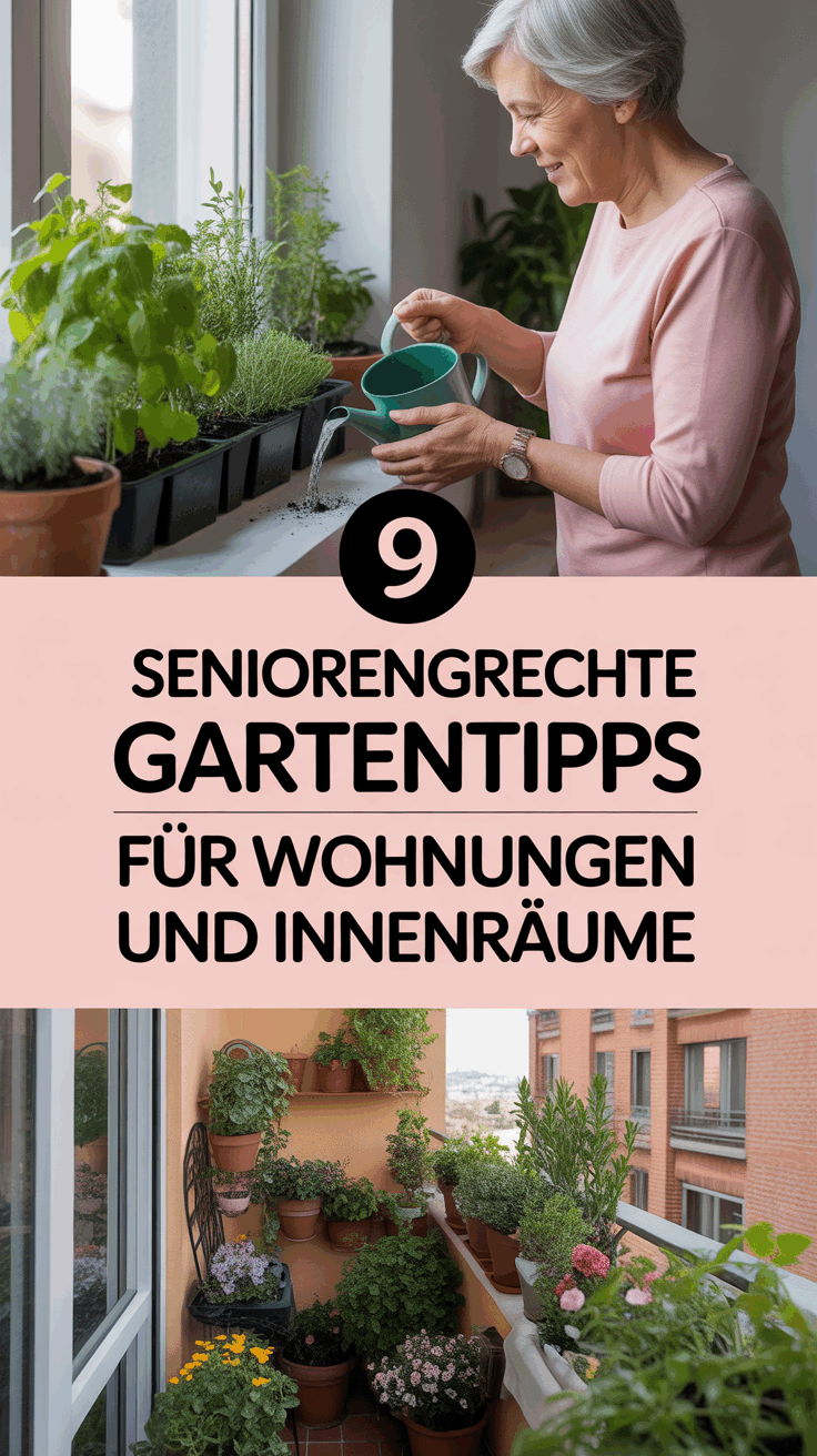 9 Seniorengerechte Gartentipps für Wohnungen und Innenräume