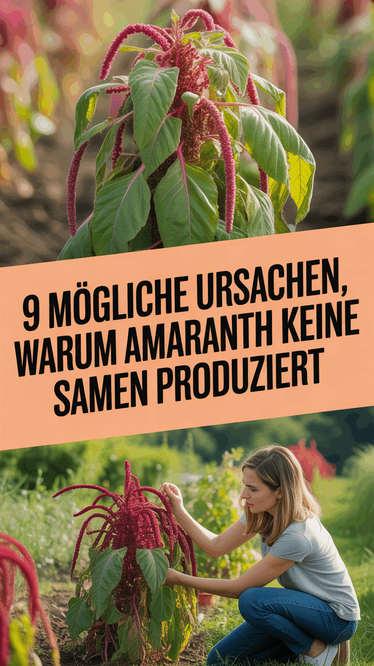 9 mögliche Ursachen, warum Amaranth keine Samen produziert