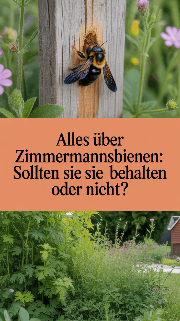 Alles über Zimmermannsbienen: Sollten Sie sie behalten oder nicht?