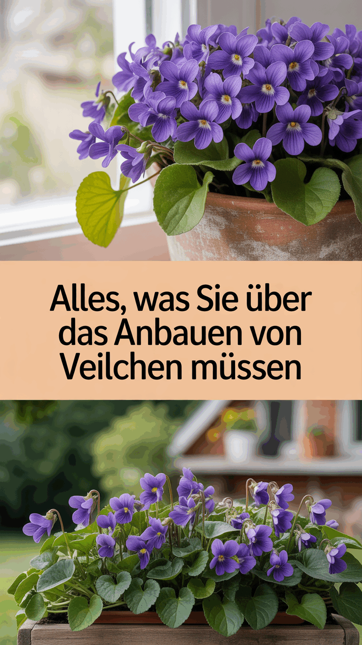 Alles, was Sie über das Anbauen von Veilchen wissen müssen