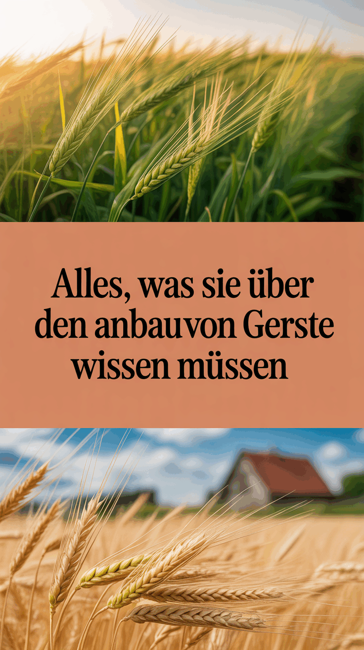 Alles, was Sie über den Anbau von Gerste wissen müssen