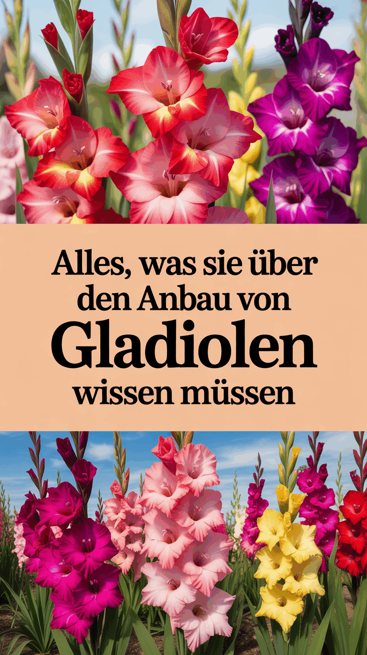 Alles, was Sie über den Anbau von Gladiolen wissen müssen