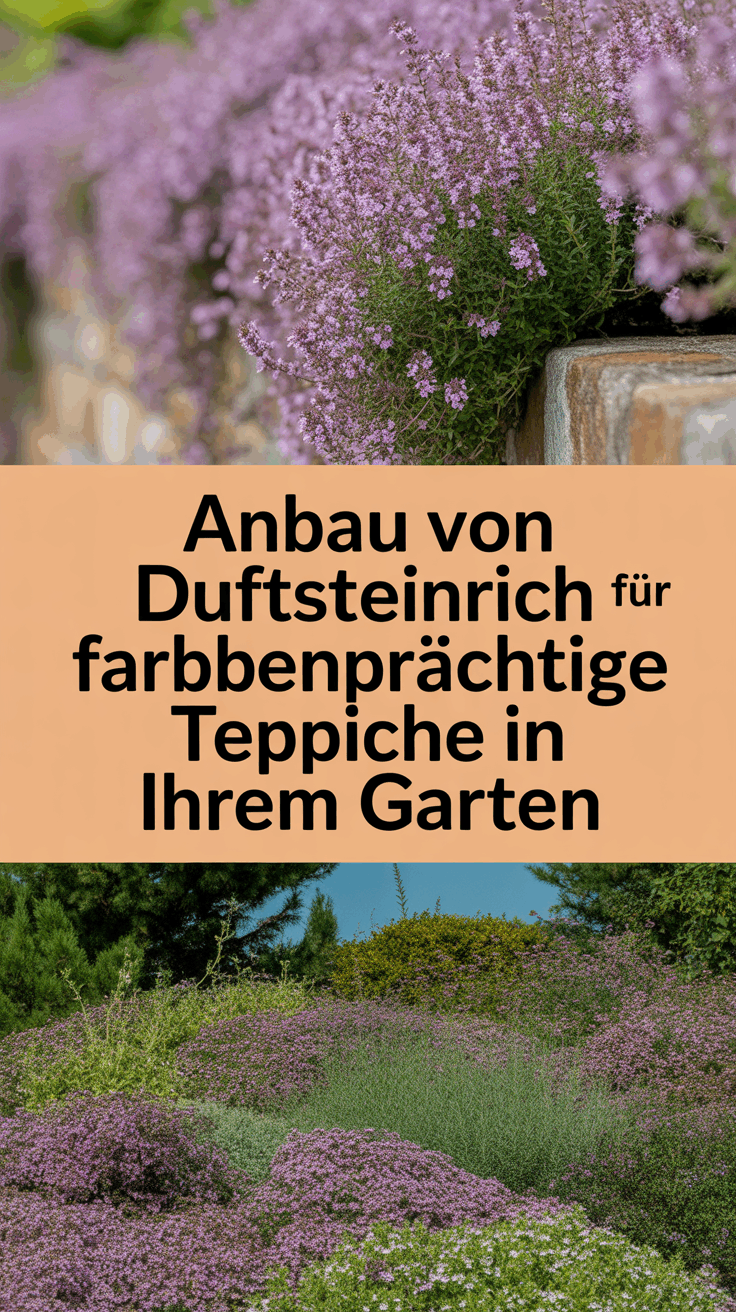 Anbau von Duftsteinrich für farbenprächtige Teppiche in Ihrem Garten