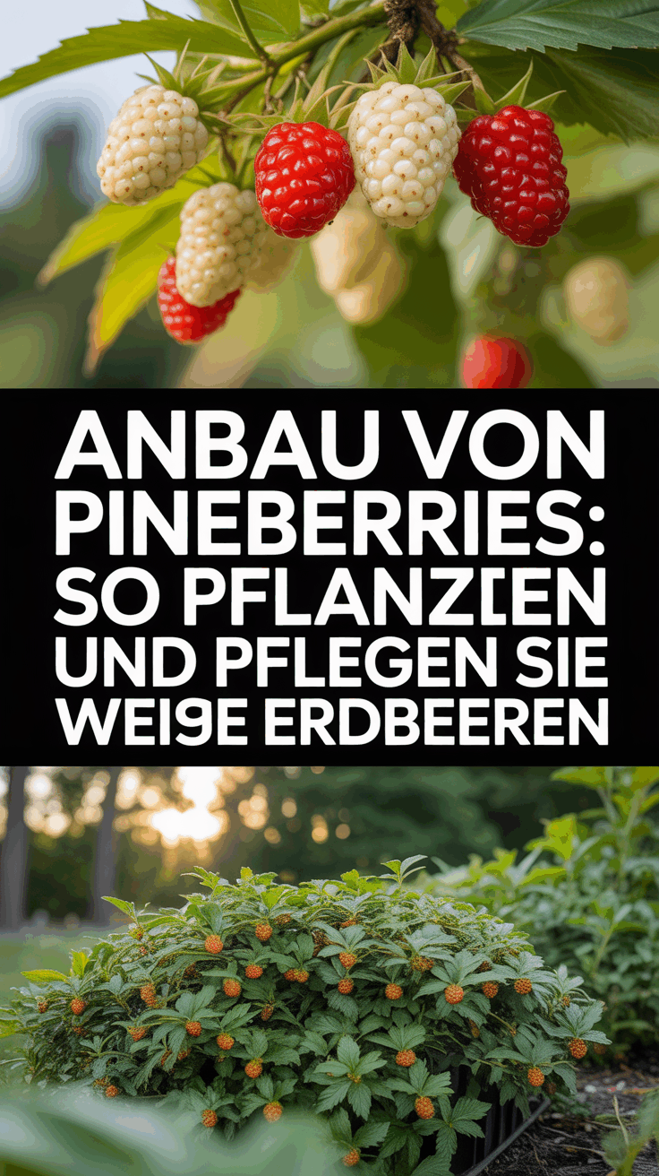 Anbau von Pineberries: So pflanzen und pflegen Sie weiße Erdbeeren