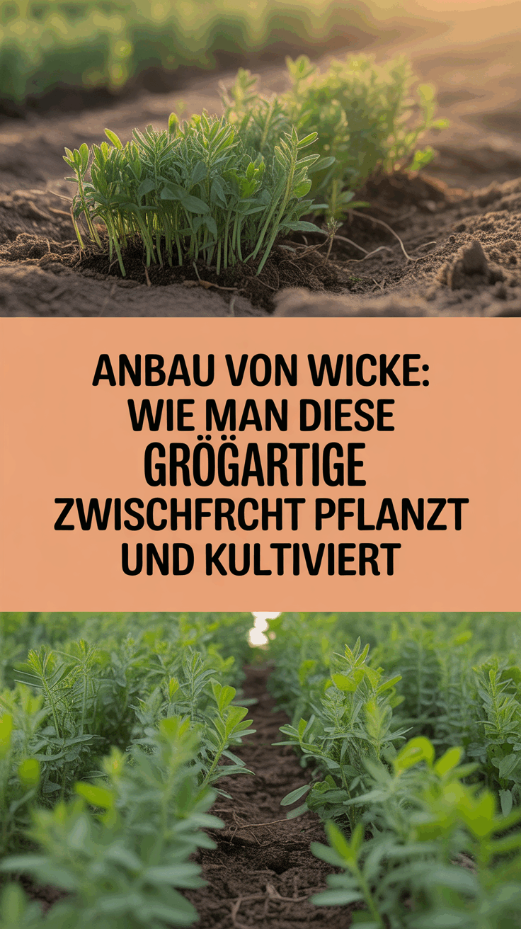 Anbau von Wicke: Wie man diese großartige Zwischenfrucht pflanzt und kultiviert