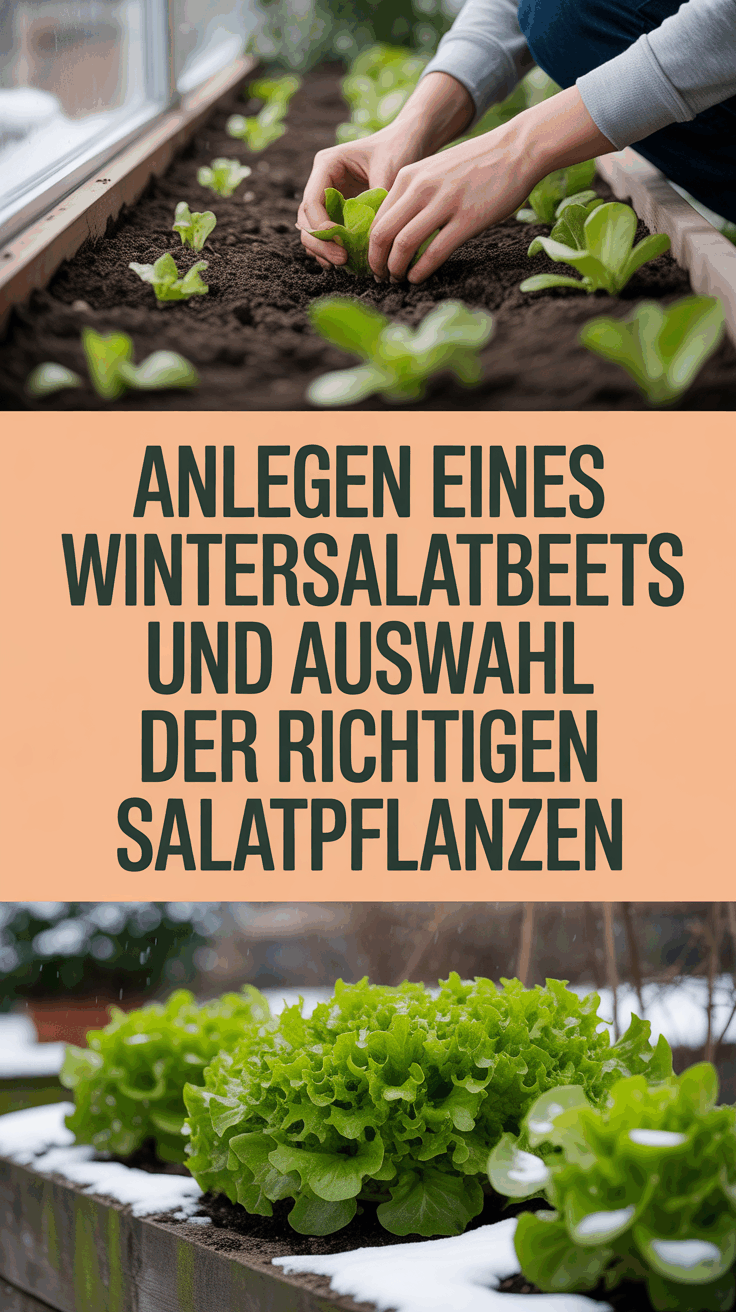 Anlegen eines Wintersalatbeets und Auswahl der richtigen Salatpflanzen