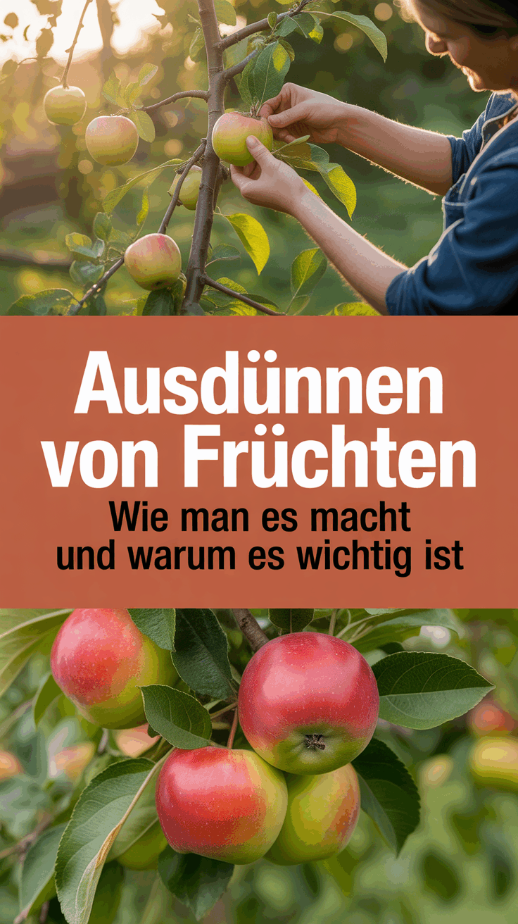 Ausdünnen von Früchten: Wie man es macht und warum es wichtig ist