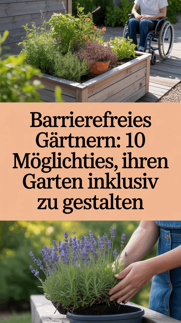 Barrierefreies Gärtnern: 10 Möglichkeiten, Ihren Garten inklusiv zu gestalten