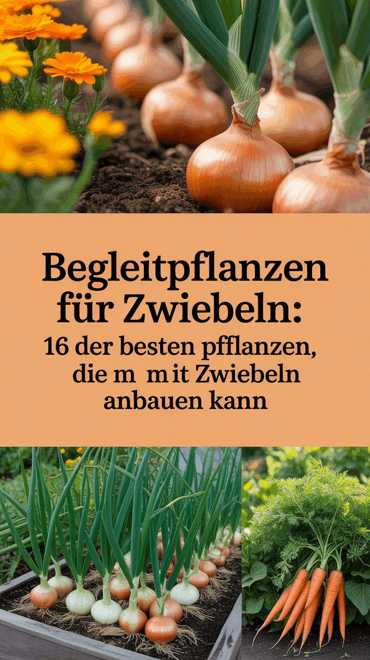 Begleitpflanzen für Zwiebeln: 16 der besten Pflanzen, die man mit Zwiebeln anbauen kann