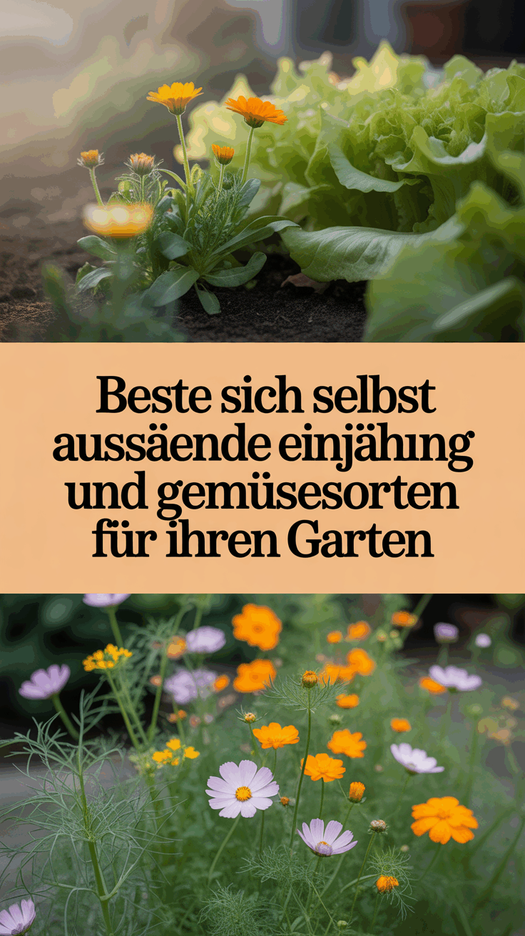 Beste sich selbst aussäende einjährige Blumen und Gemüsesorten für Ihren Garten