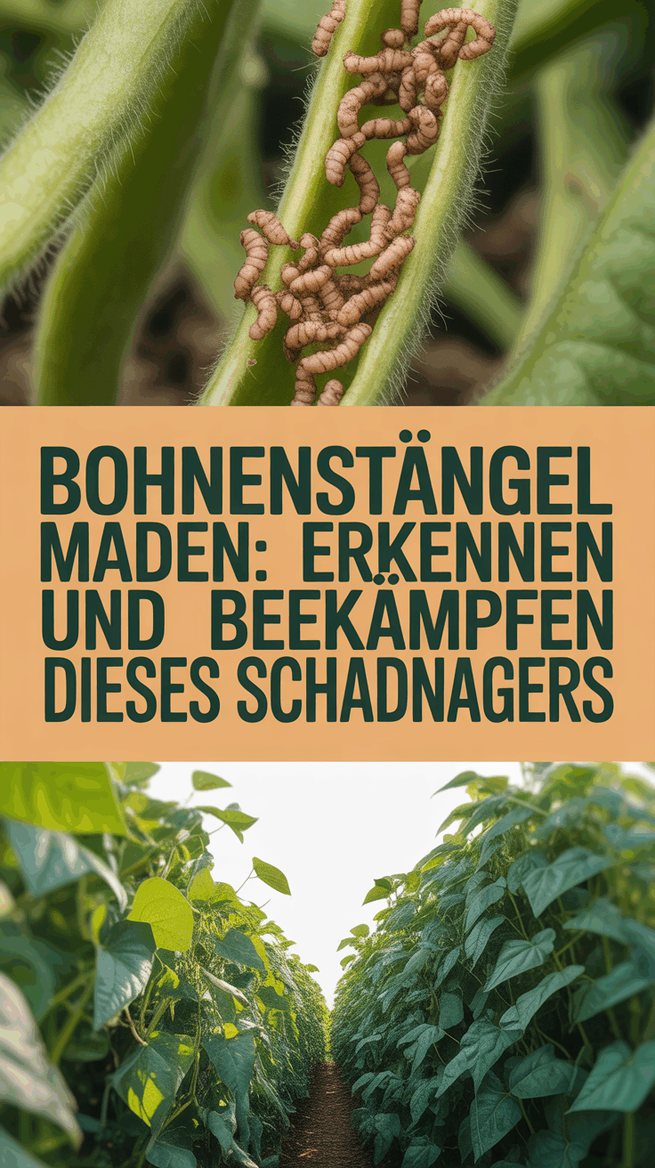 Bohnenstängel-Maden: Erkennen und Bekämpfen dieses Schadnagers