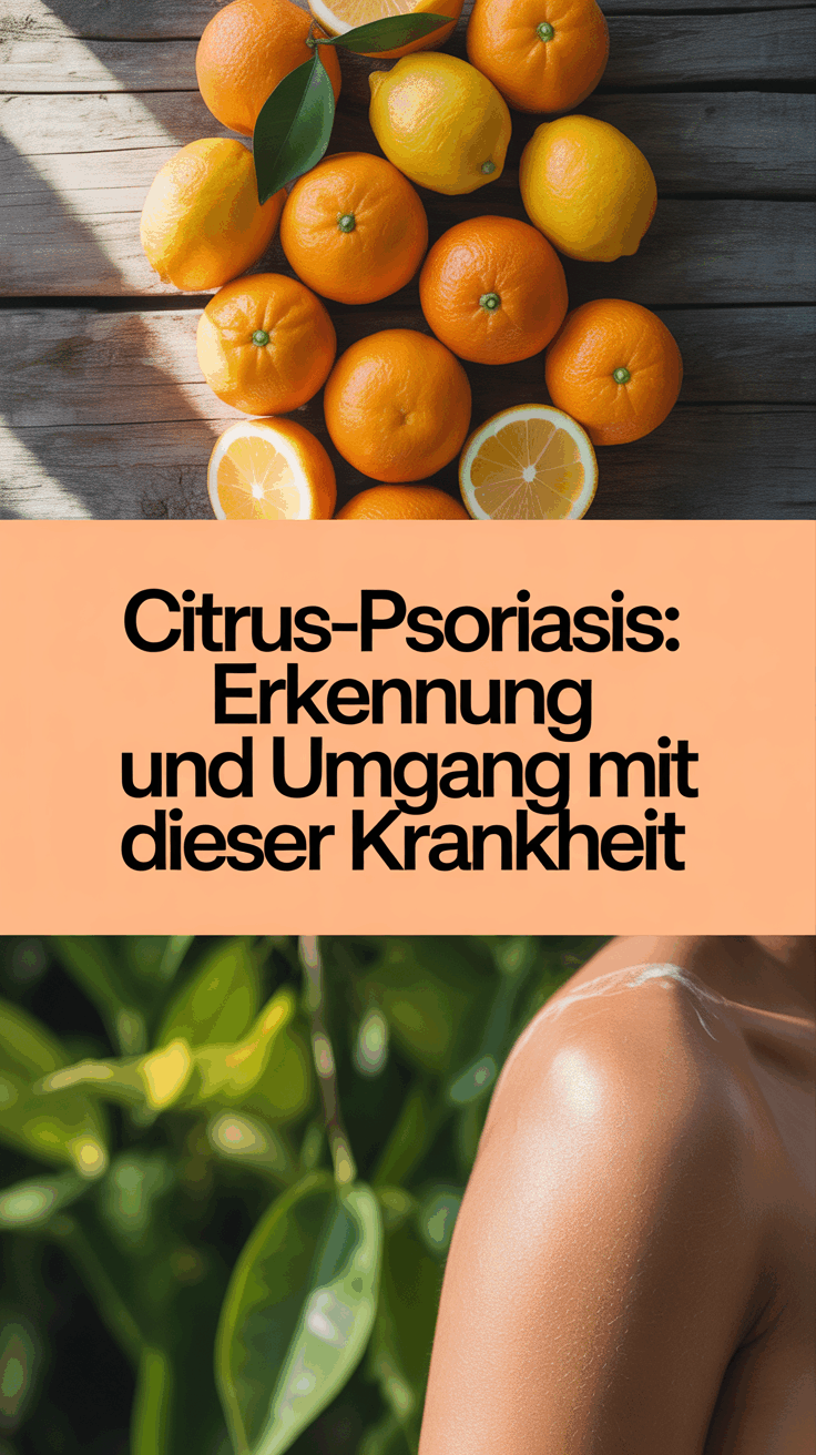 Citrus-Psoriasis: Erkennung und Umgang mit dieser Krankheit