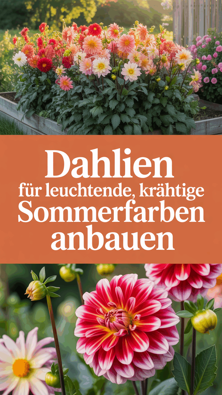 Dahlien für leuchtende, kräftige Sommerfarben anbauen