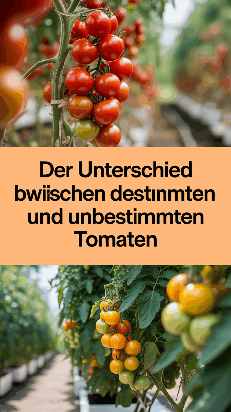 Der Unterschied zwischen bestimmten und unbestimmten Tomaten
