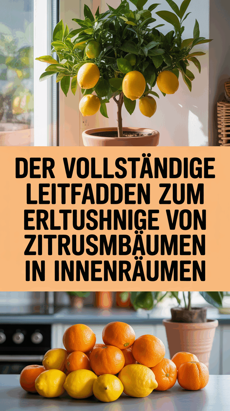 Der vollständige Leitfaden zum erfolgreichen Anbau von Zitrusbäumen in Innenräumen
