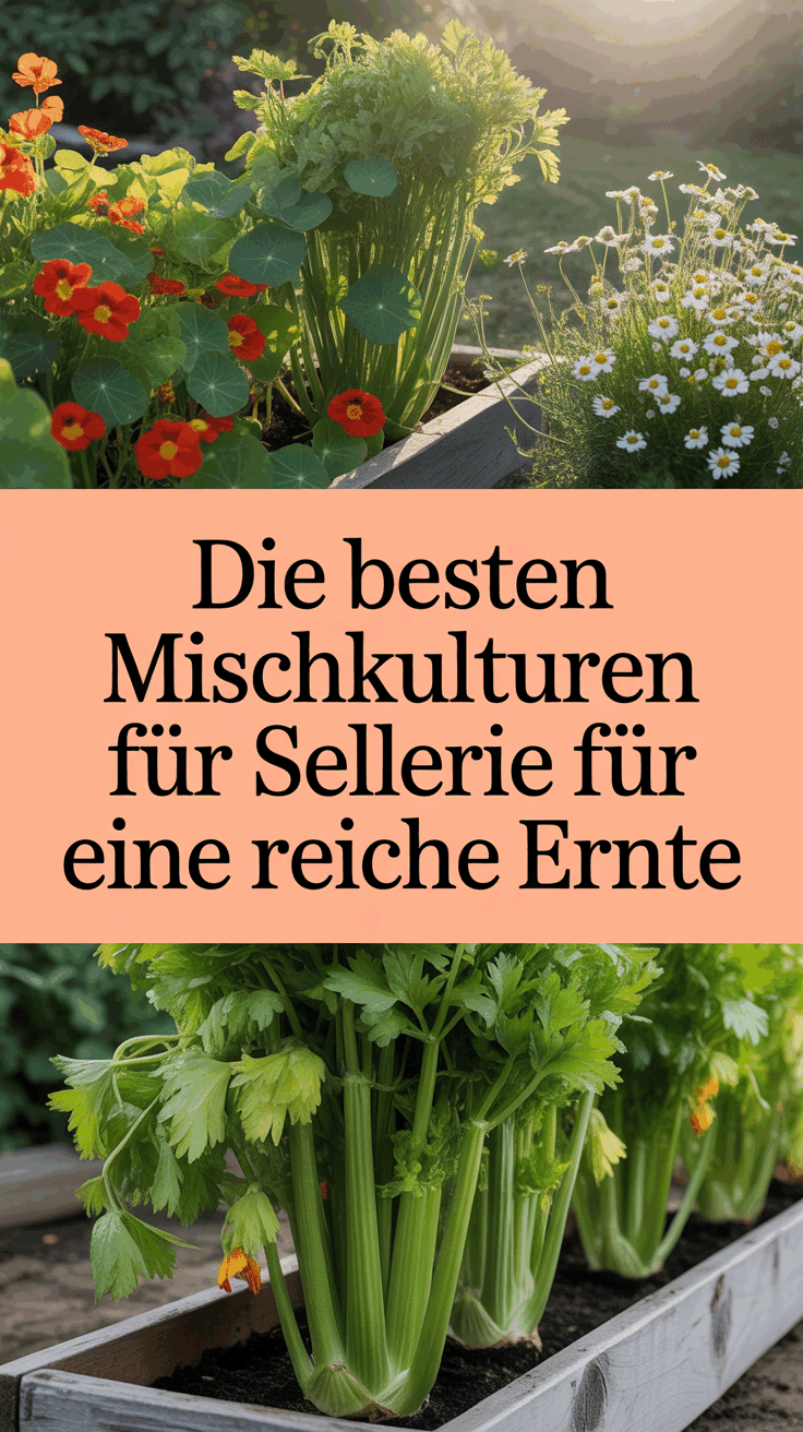 Die besten Mischkulturen für Sellerie für eine reiche Ernte