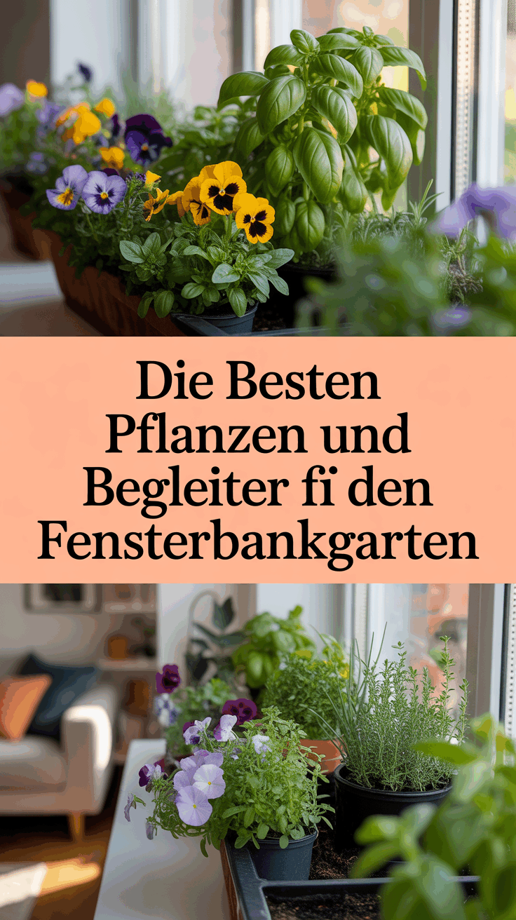 Die besten Pflanzen und Begleiter für den Fensterbankgarten
